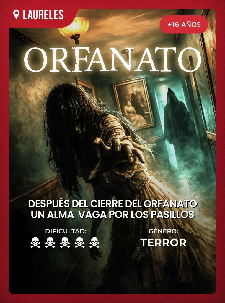 Orfanato, sala de escape de suspenso y terror en Medellín